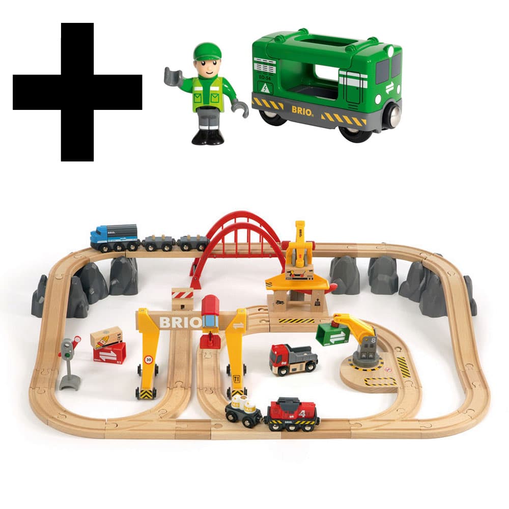 Brio world cargo hot sale railway deluxe set