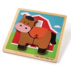 Bigjigs Chunky Lift Out Horse Puzzle