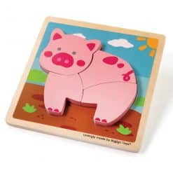 Bigjigs Chunky Lift Out Pig Puzzle