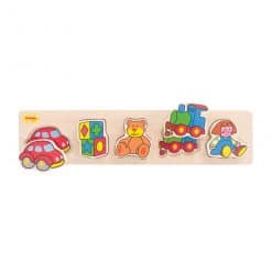 Bigjigs Chunky Lift and Match Puzzle - Toys
