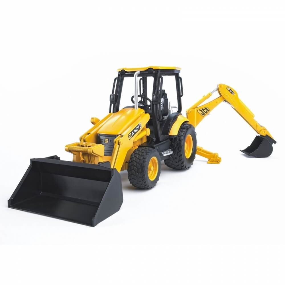 Bruder JCB MIDI CX Backhoe Loader: Mighty Construction Play