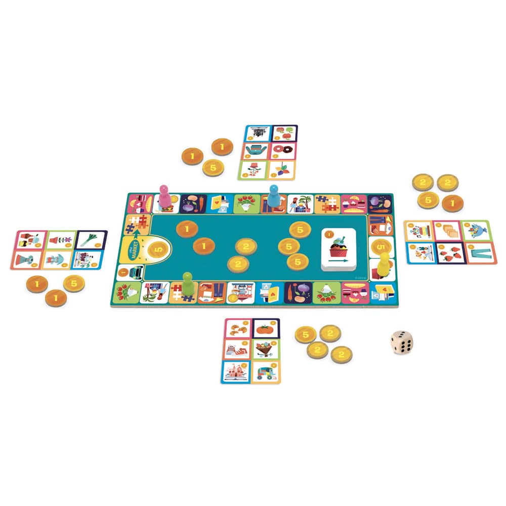 Djeco® Little Market Cool School Game