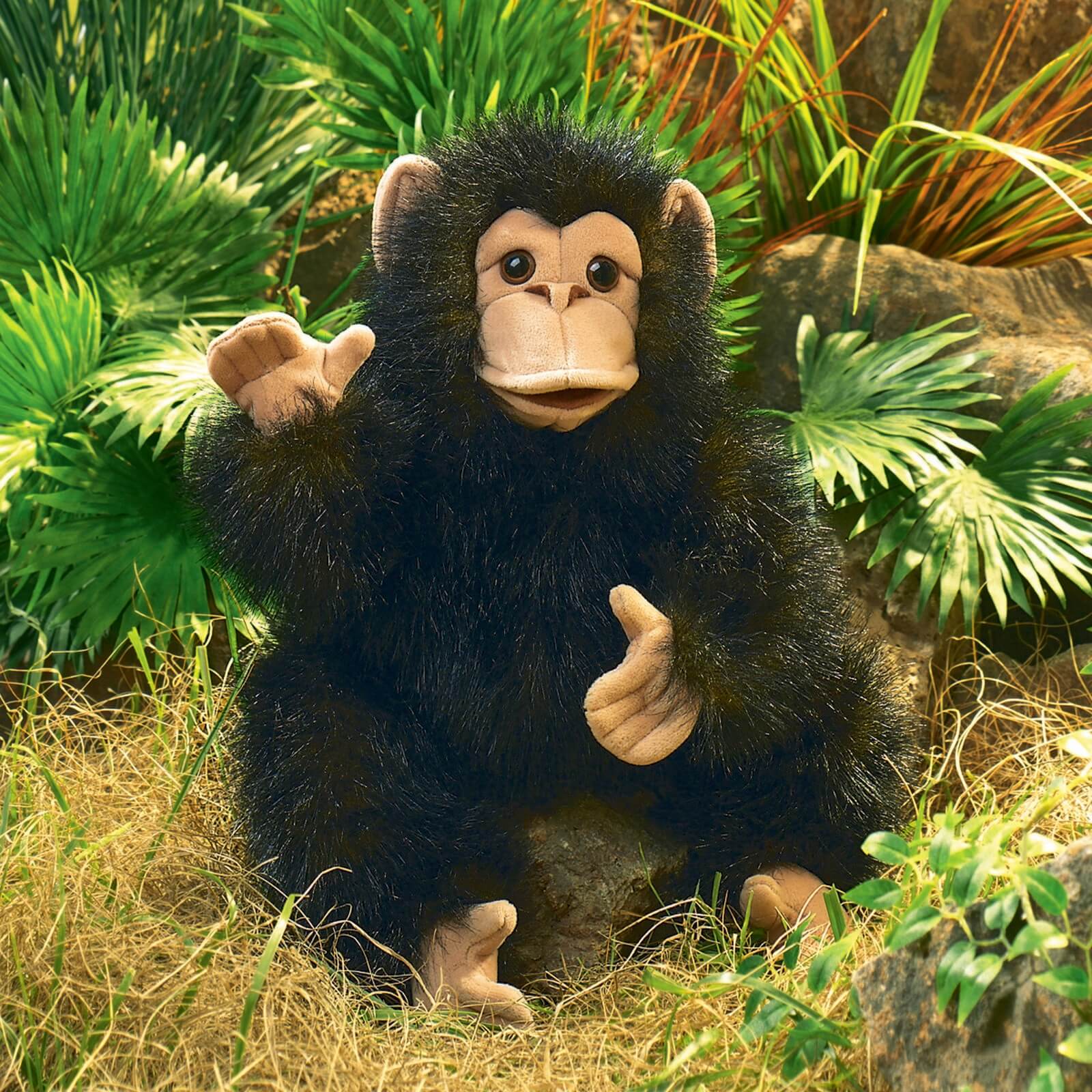 chimpanzee hand puppet
