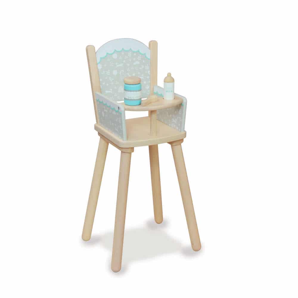 wooden toy high chair