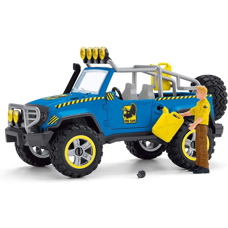 Schleich Off-road Vehicle With Dino Outpost