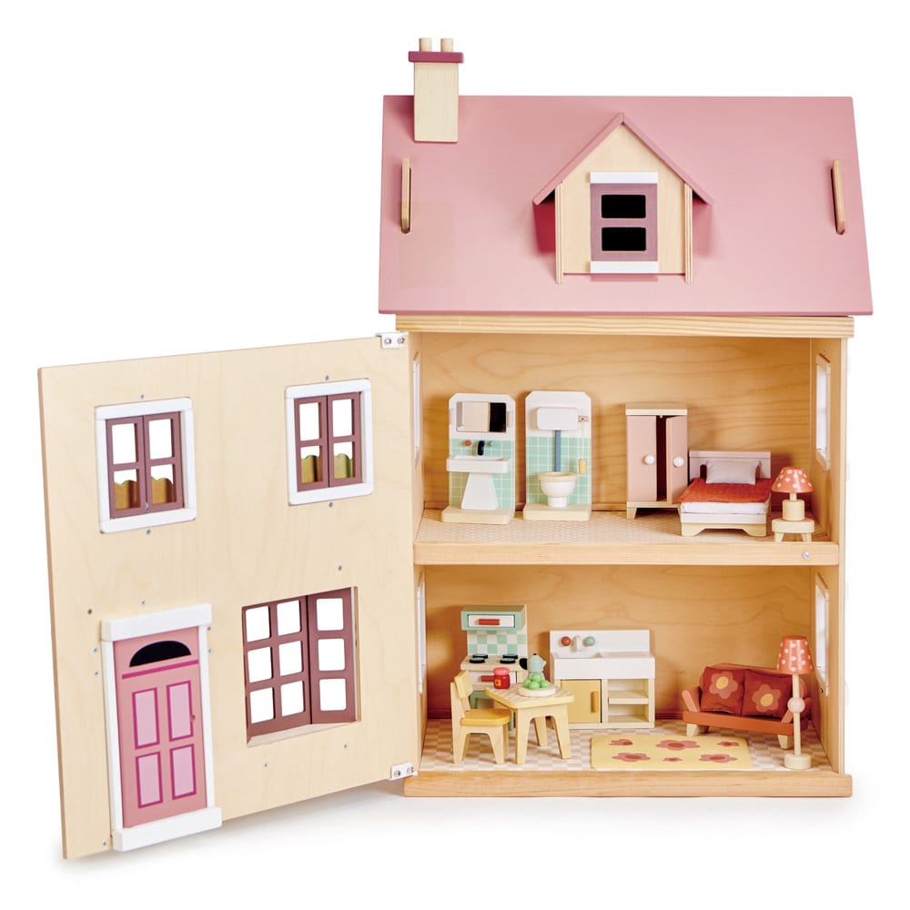 Tenderleaf Foxtail Villa Furnished Dollhouse: Creative Play In Style